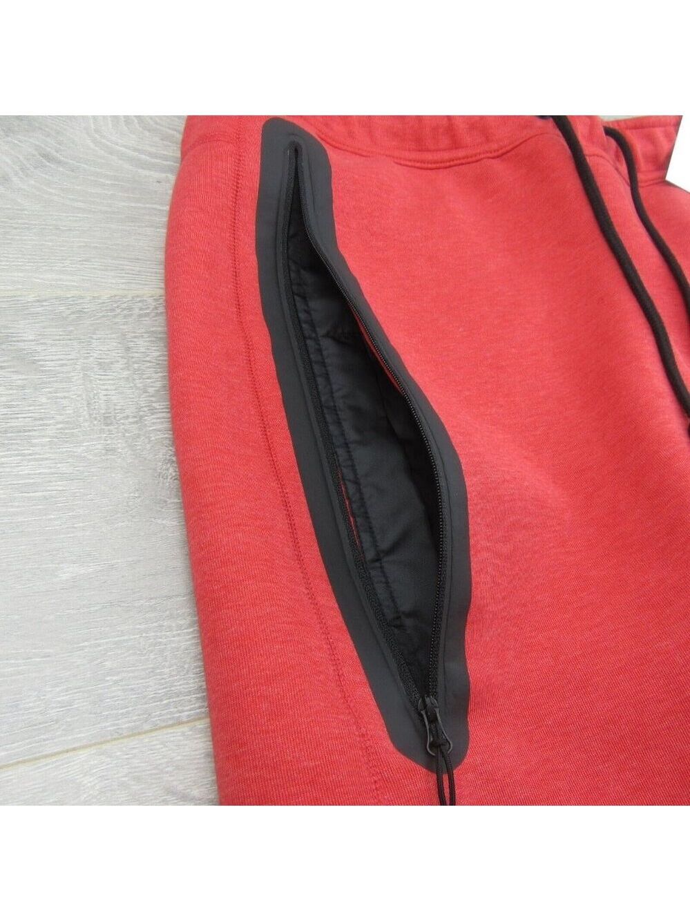 Nike Sportswear Tech Fleece Jogger Pants Mens Size Large Red NEW - Picture 6 of 14